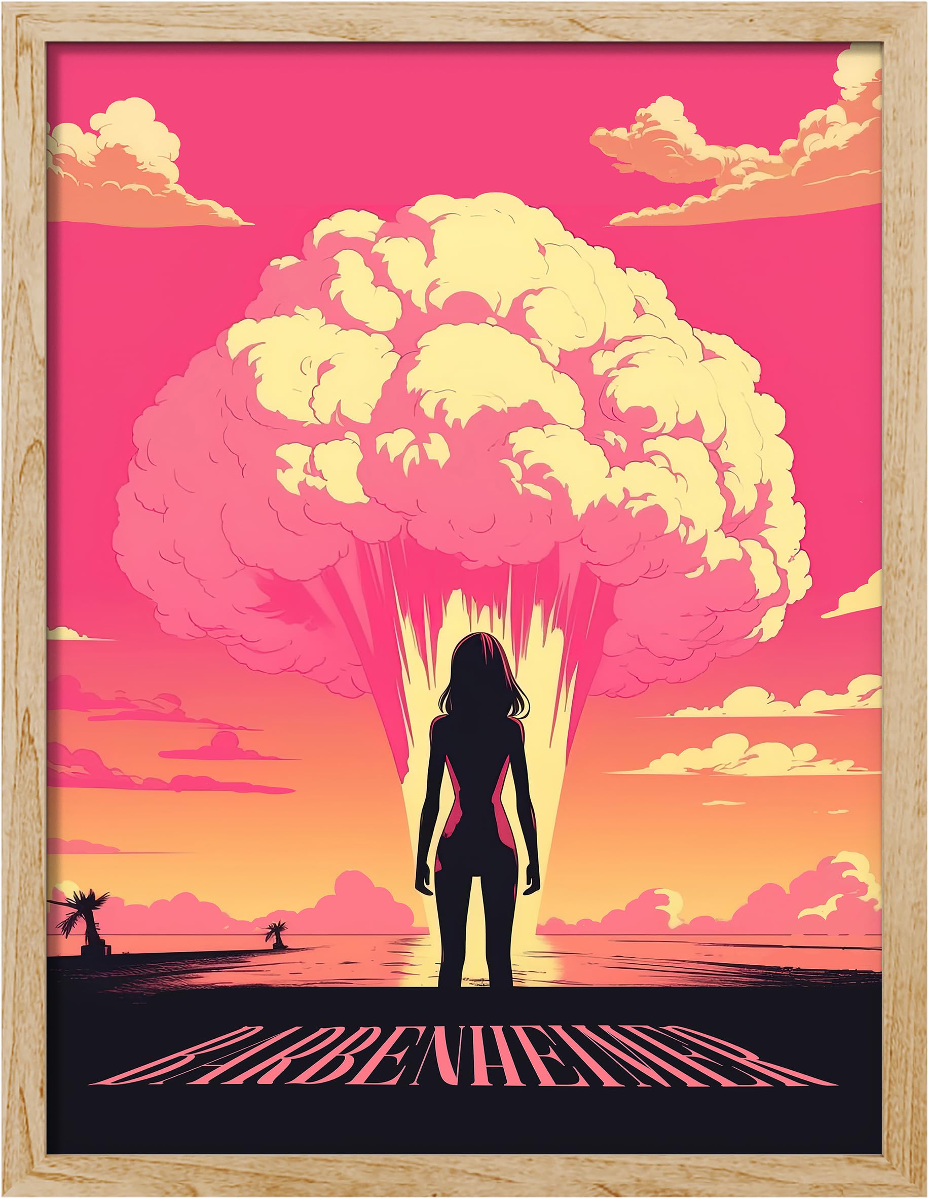 Amazon.com: SIGNWIN Framed Nuclear Bomb Barbenheimer Desert